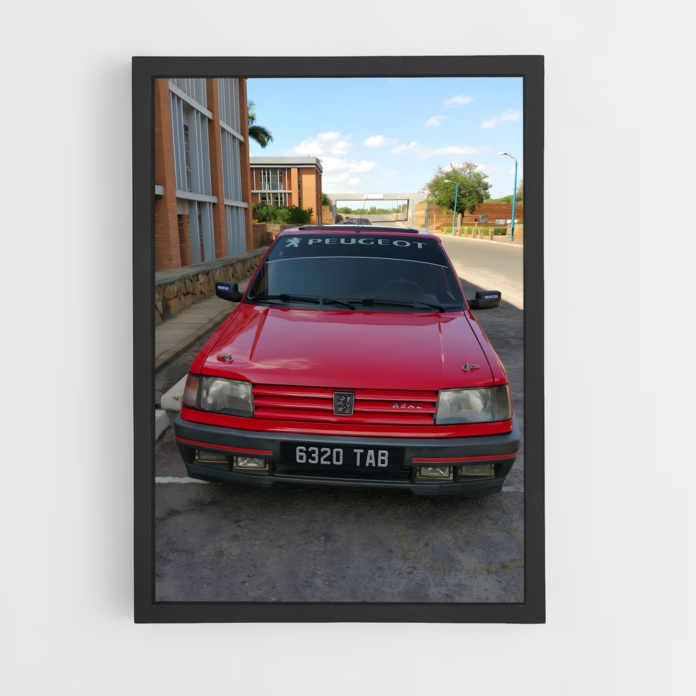 Poster 309 GTI Resplendissant – affiche Peugeot (vue 2)